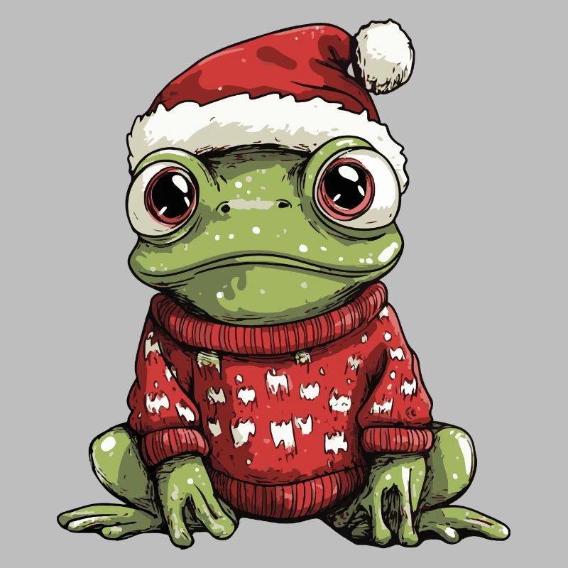 Frog Christmas Comic