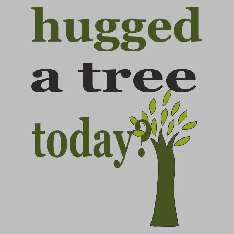 hugged a tree