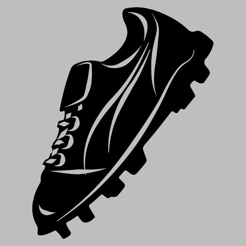 Fußballschuh transparente Schattenfigur