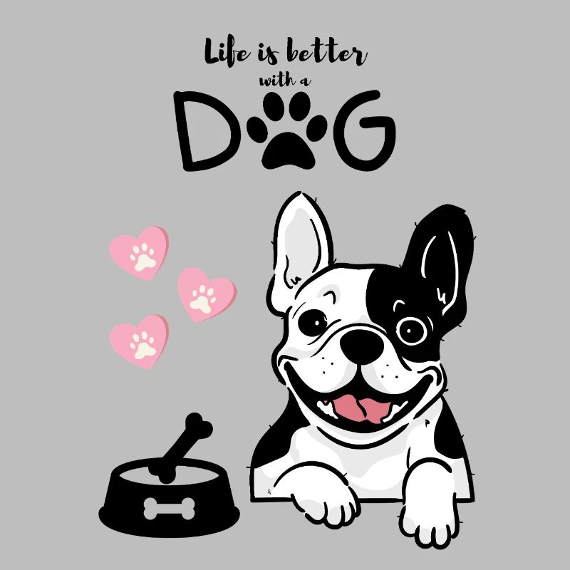 Pull mignon pour maman de chien bouledogue français « Frenchie »