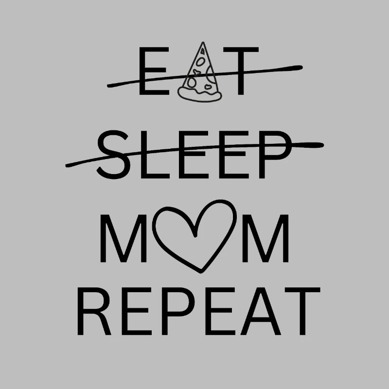 Manger, dormir, maman, répéter