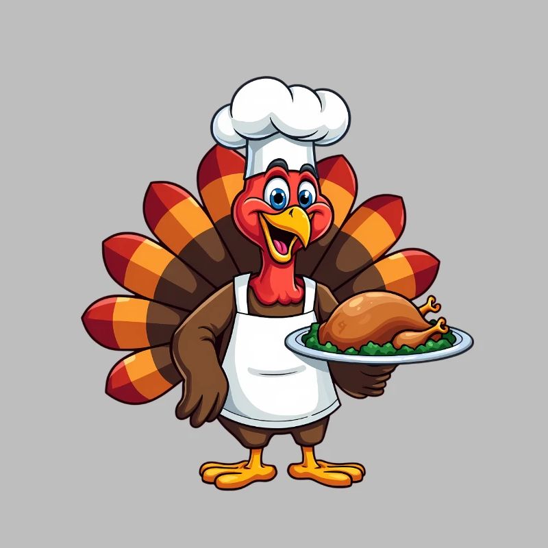 Cuisinier de dinde de Thanksgiving Thanksgiving