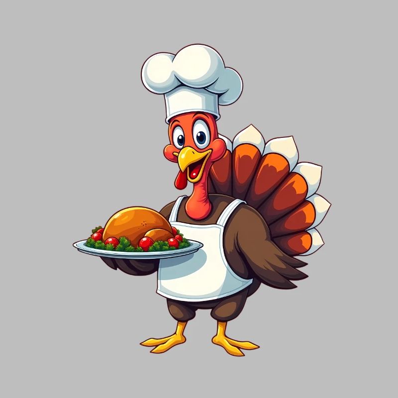 Cuisinier de dinde de Thanksgiving Thanksgiving