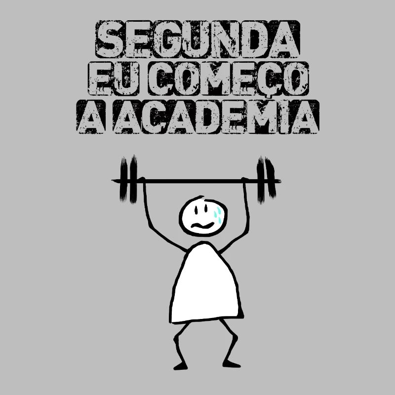 Segunda eu começo a academia