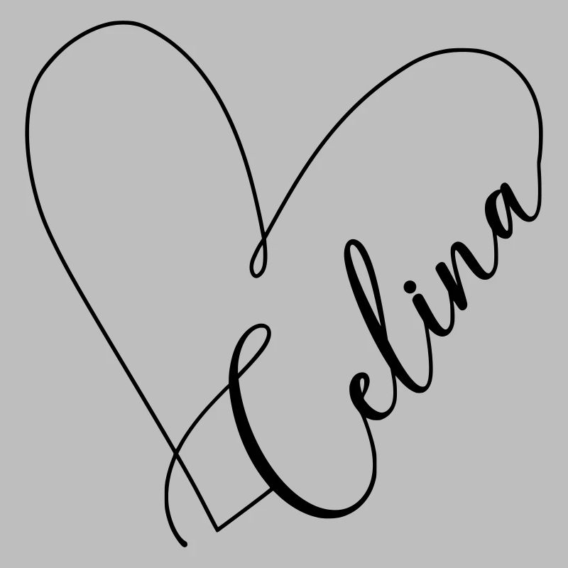Celina Name Heart Line