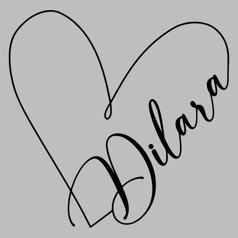 Dilara Name Heart Line