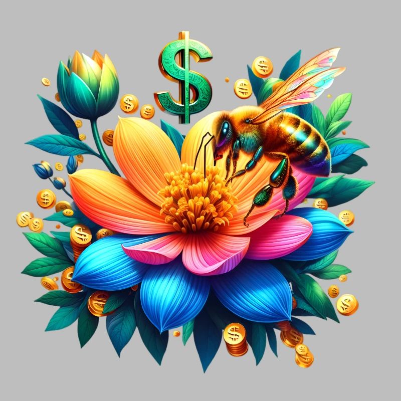 Bee-Money-Magnet 2 : Conception de fleurs de ruche d’abeilles