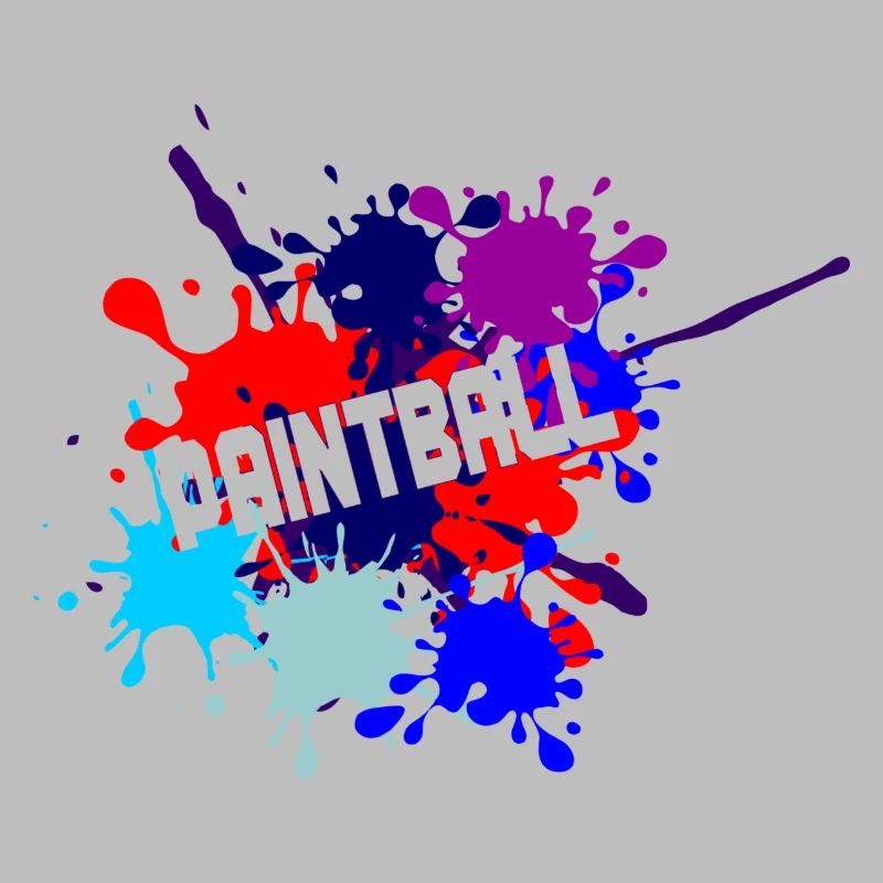 Paintball text cut out