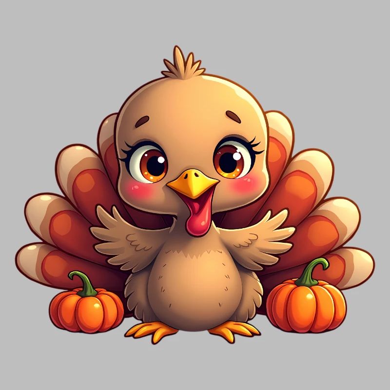 Bébé dinde de Thanksgiving