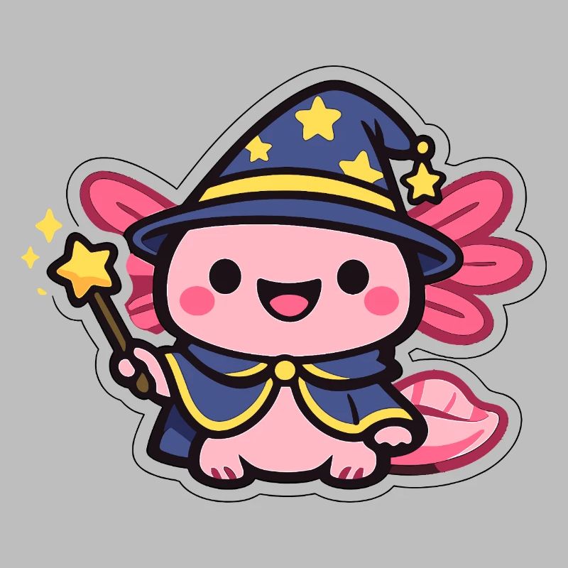 Star Spell Axolotl Mage