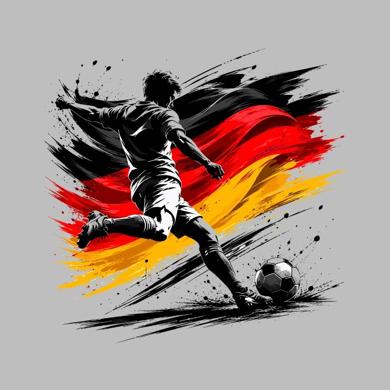 Kicker with German flag
