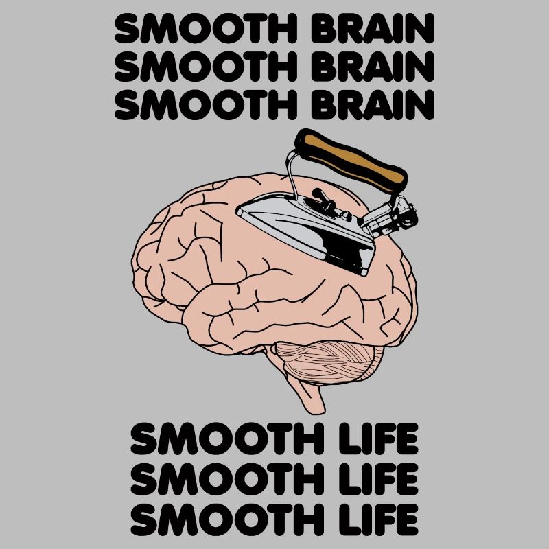 Smooth Brain Smooth Life Drôle Bizarrement Spécifique Meme