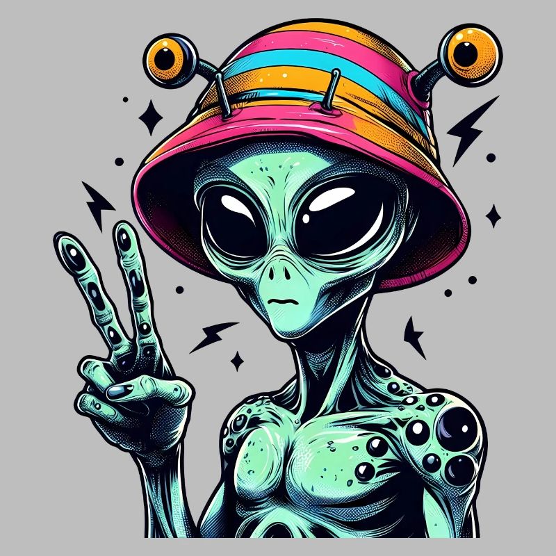 Alien Shows Peace