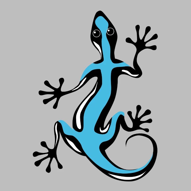 Blauer Gecko