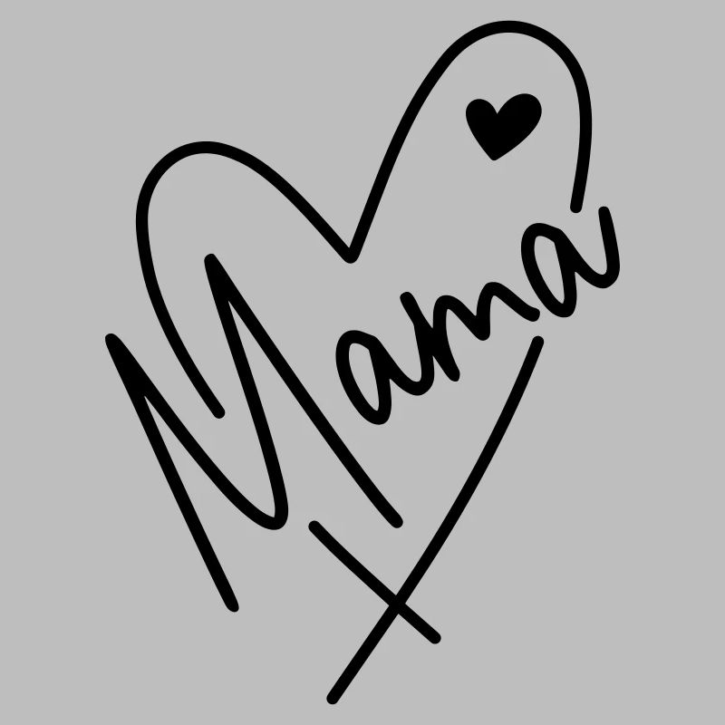 Mama Herz Mutter Kind Liebe Muttertag Geschenk