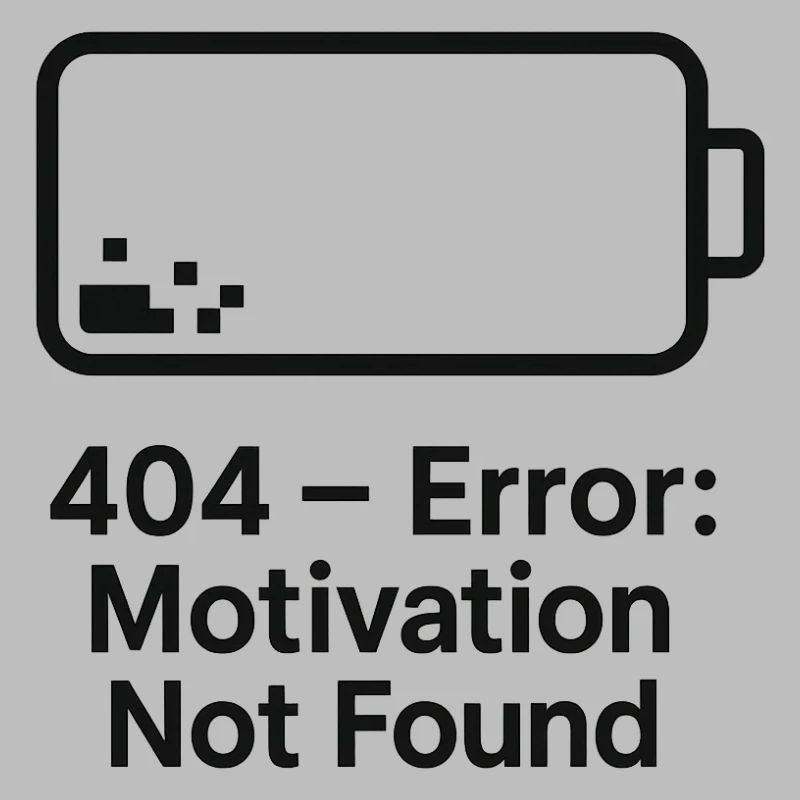 Error 404 Motivation not found