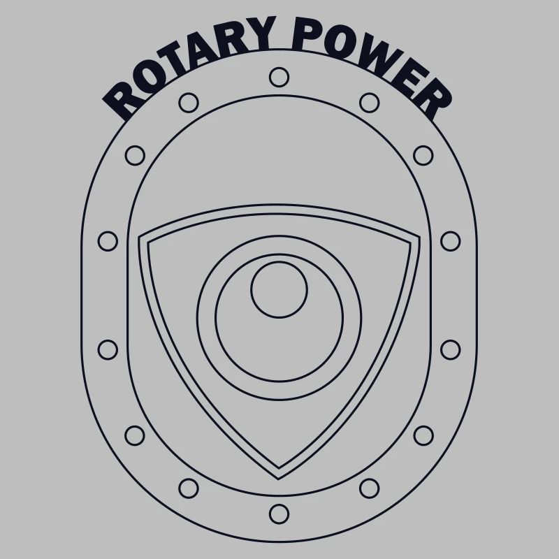 Rotatorisches Kraftschild-Emblem