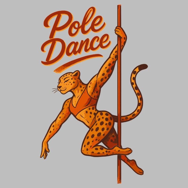 Pole dance Léopard Pole Dancer Cadeau