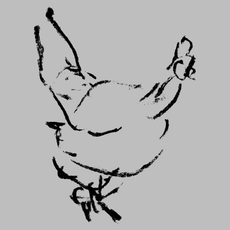 Hen - Drawing / CHICKEN