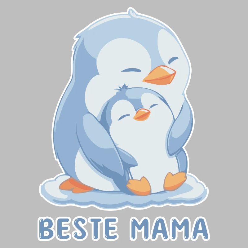 Beste Mama Pinguin Muttertag