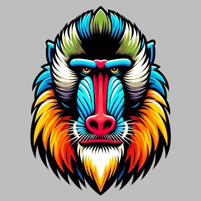 Mandrill monkey