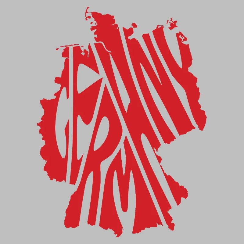 Retro Map of Germany