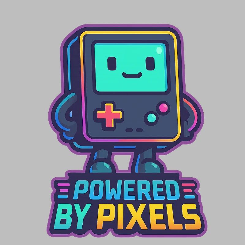 Pixelated Bot with Empowered Message