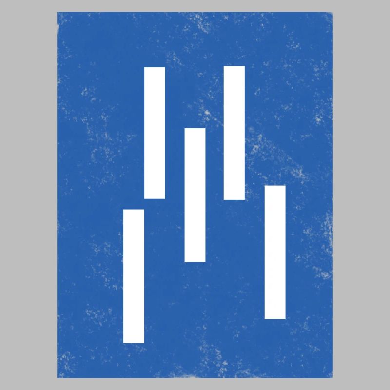 Composition abstraite de lignes verticales