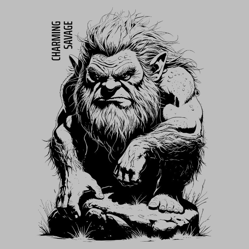 Charming Savage #1 Black Design
