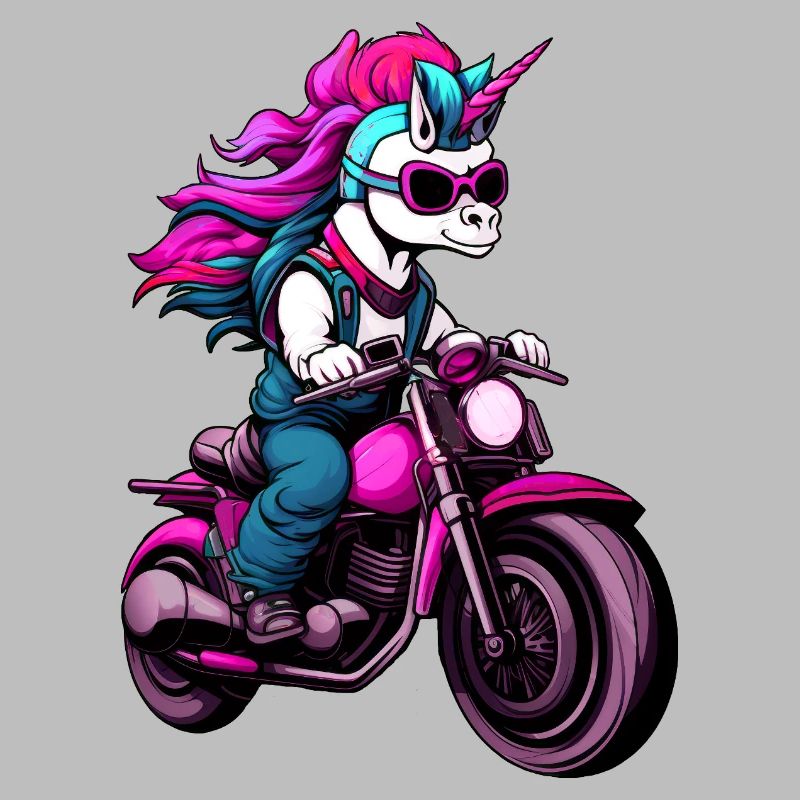Motorrad Einhörner