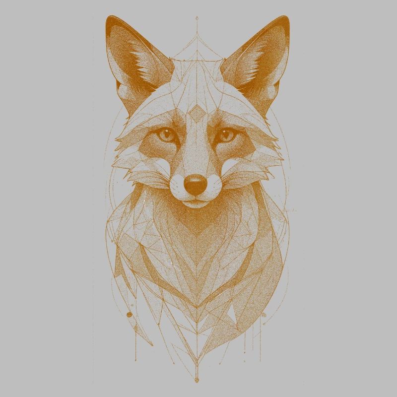 Wolf Head with Mandala Crown