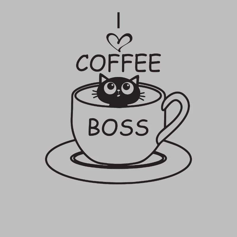 Chat de café