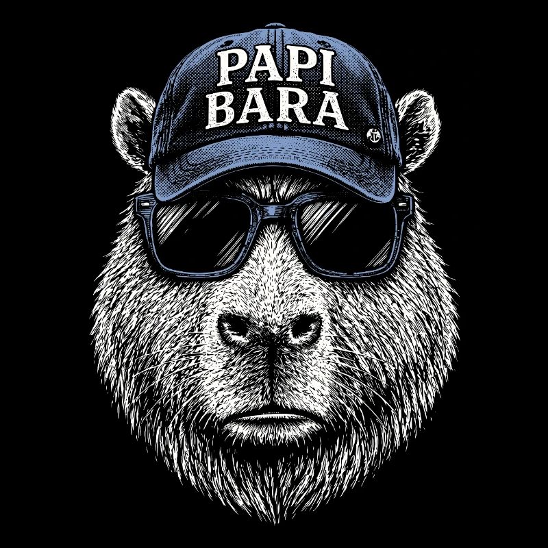 Papi Bara Bear avec des lunettes de soleil