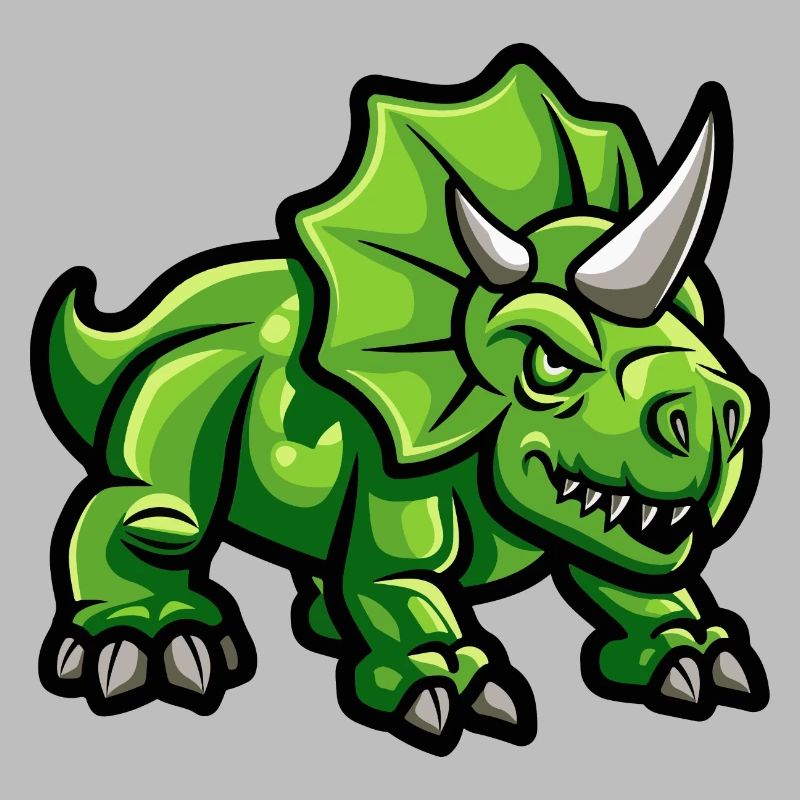 Dinosaur triceratops Comic