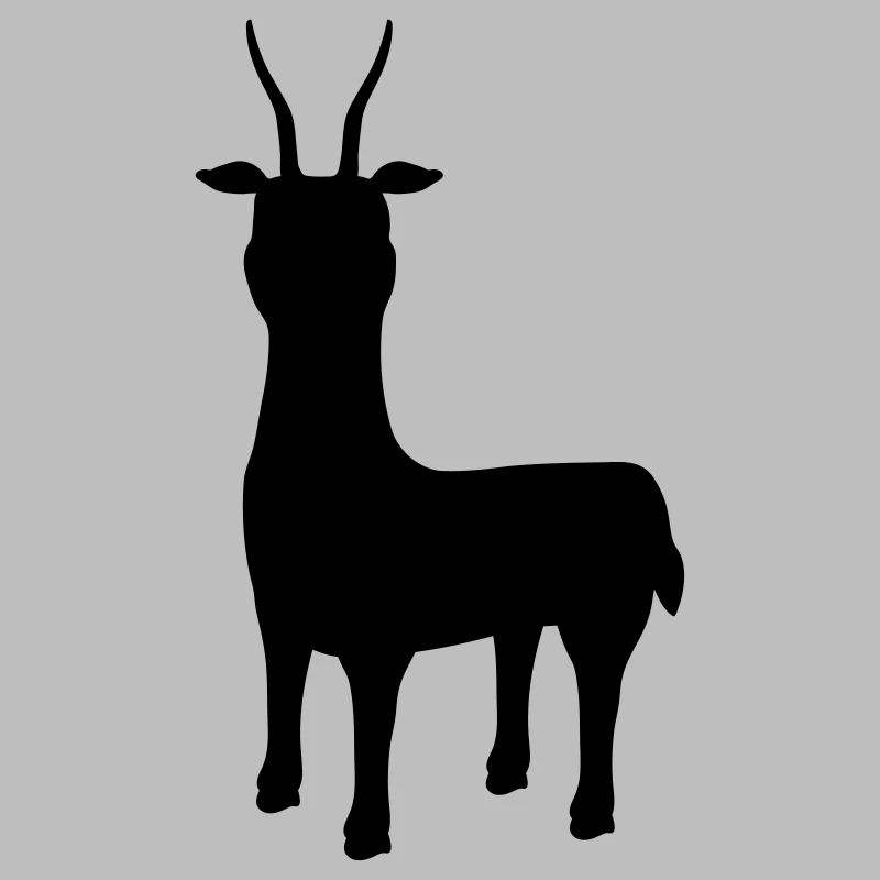 silhouette Antilope Letschwe