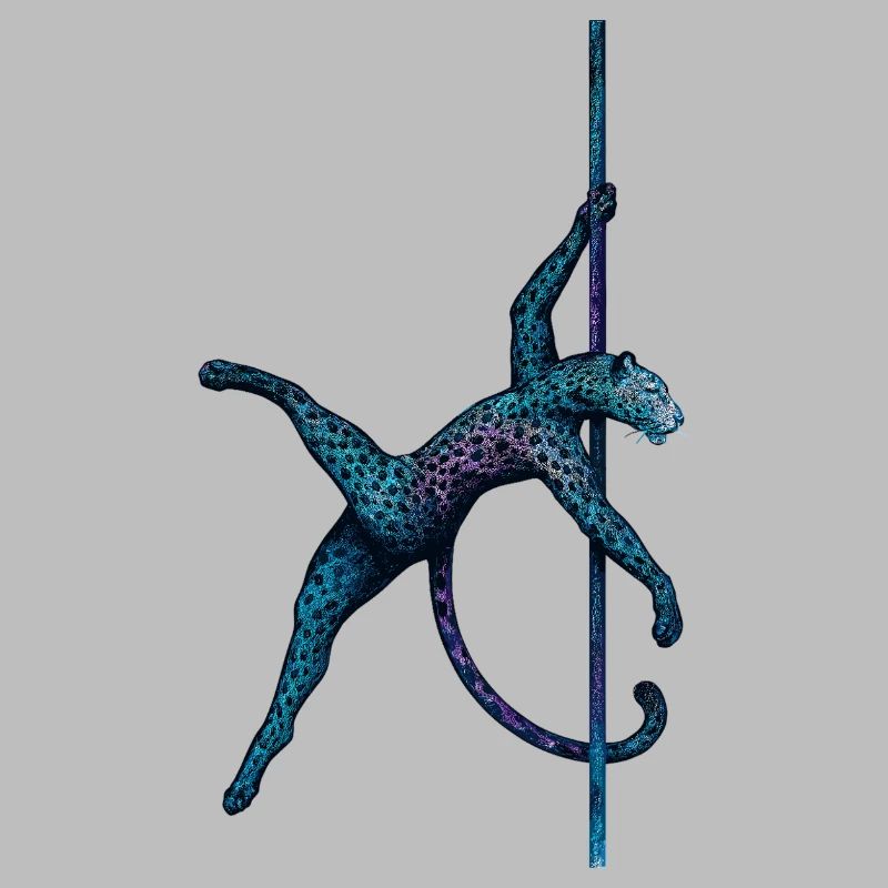 Pole dance Léopard Pole Dancer Pole Cadeau
