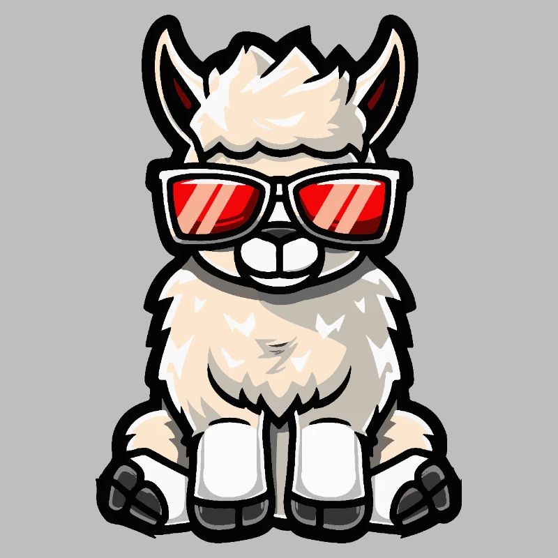 Alpaka Llama Cool Comic