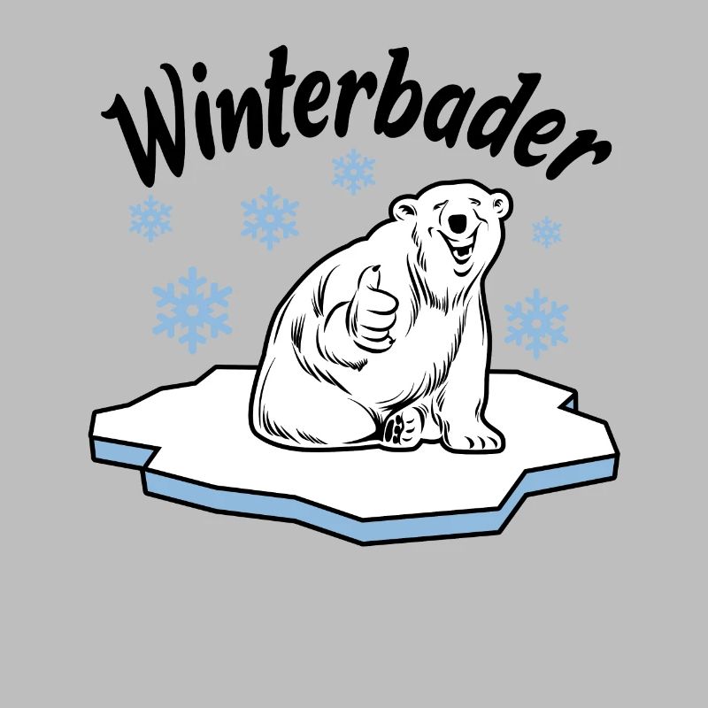 Winterbader Eisbaden Eisbad Spruch