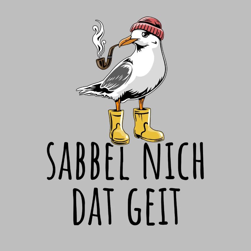 Möwe - Sabbel nich dat geit - Nordsee - Geschenk