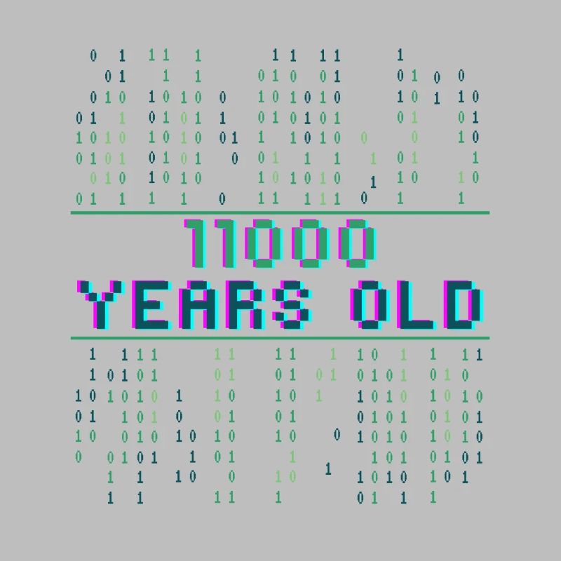 24. Geburtstag 24 Jahre alt Binärcode Informatik