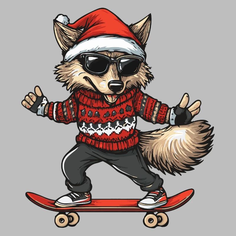 Wolf Christmas Funny