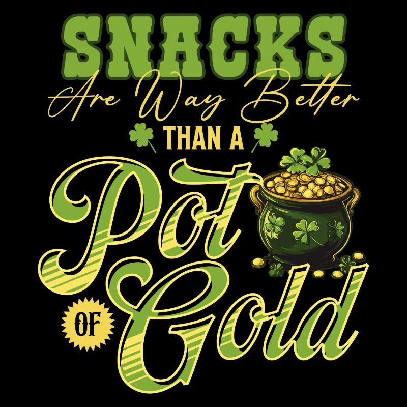Snacks sind besser als ein Topf Gold St Patricks