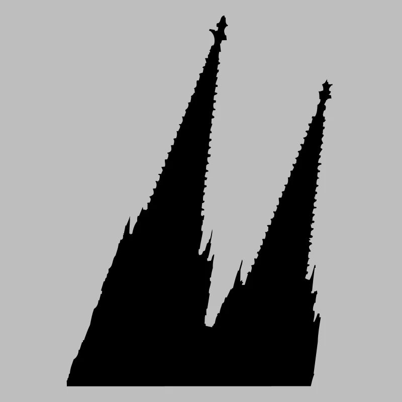 Schräger Kölner Dom in Köln
