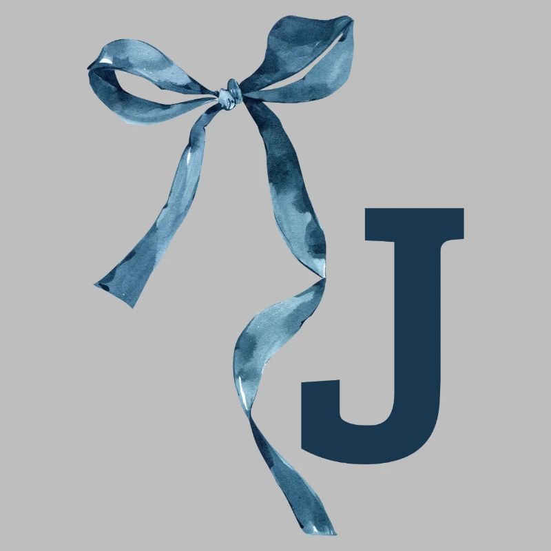 Monogramme j idée cadeau 