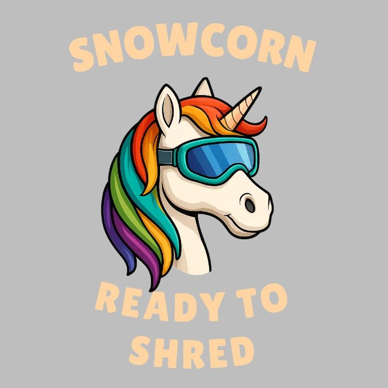 Schnee Einhorn 