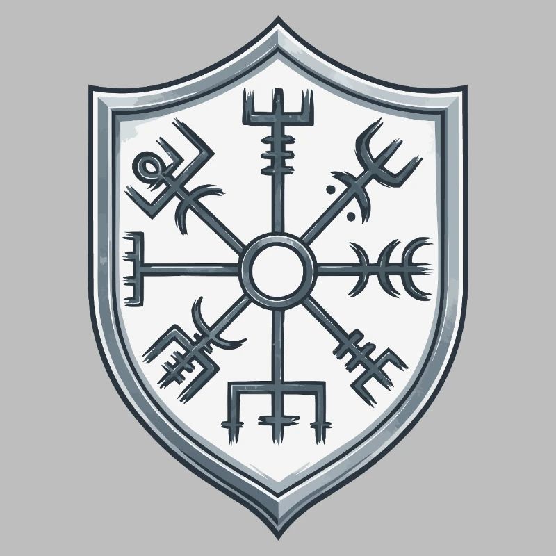 Vegvisir Schild Symbolik