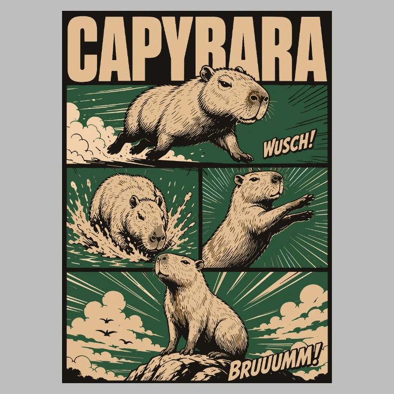 Chilliges Capybara Comic