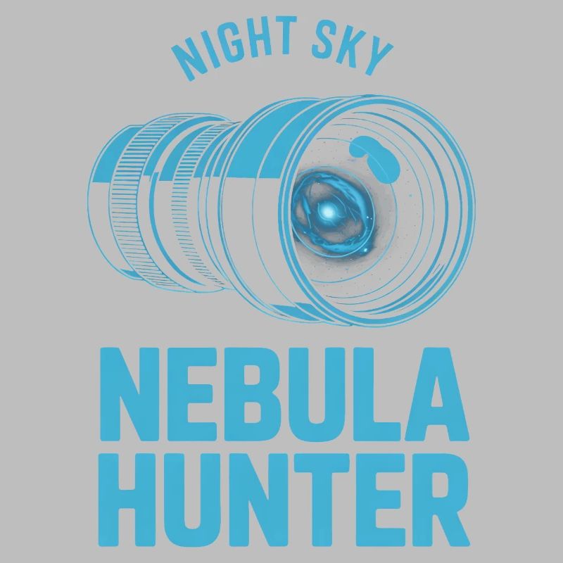 Nebula Hunter Night Sky Teleskop-Tee