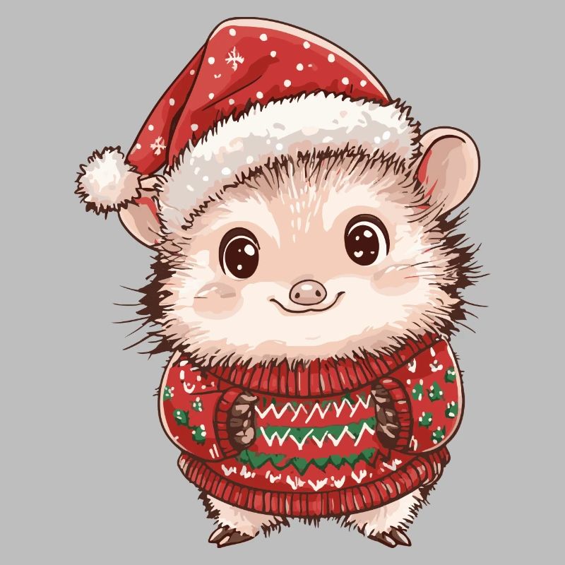 Igel Weihnachten Comic