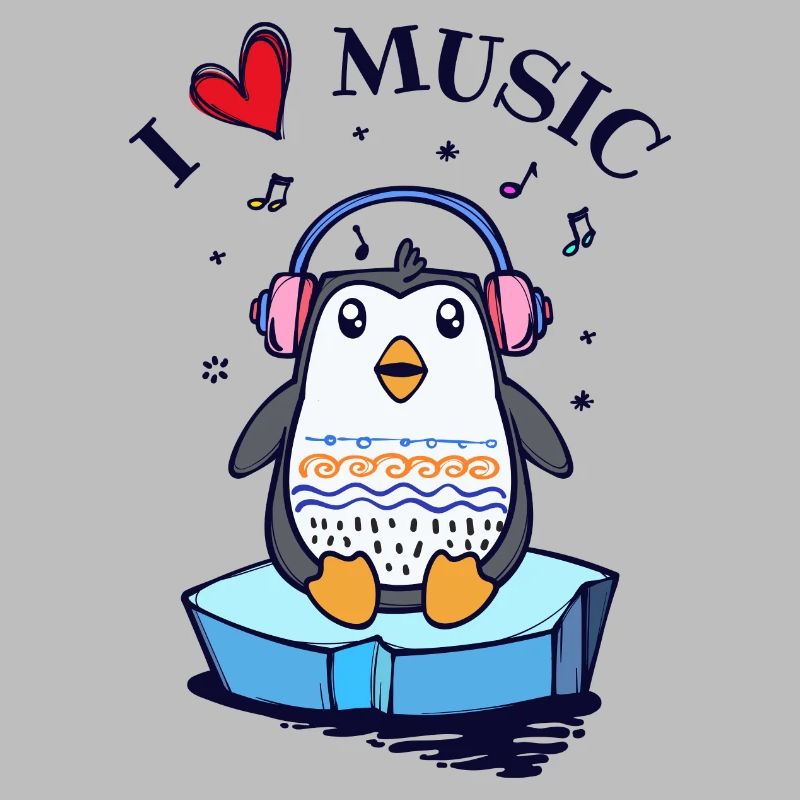 Seevogel Cool Herz PinguinTier Statement